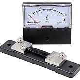 HUA Brand Ammeter DC 100A Analog Panel Ammeter Gauge With Shunt - 85C1 Current Meter For - View #8