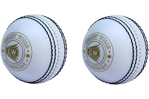 CW Spin White Balle de tennis de cricket en PVC Taille standard Blanc