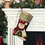 3D Vif Réaliste Rétro Personnalisé Chaussettes de Noël Décoration de la Maison A