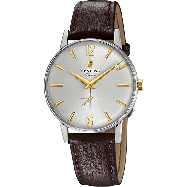 Lotus Orologio Uomo Quarzo Con Cinturino In Pelle E Doppio Timer 18325/1 – Cassa Acciaio, Impermeabile 5 ATM