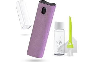walrfid - Kit di pulizia per schermo tattile e nebulizzatore, kit di pulizia per Smart Phone TV, laptop, schermi piatti LCD del computer, occhiali, compatibile con iPhone, iPad, MacBook Pro, viola