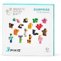 Pixio Happy Family 88 Cubes Magnétiques - Créez Toute La Famille Avec Le Chien