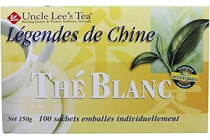 UNCLE LEE'S TEA TEA,LGND OF CHINA,WHITE, 100 BAG