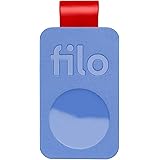 Filo Tag - Localizzatore Bluetooth per Chiavi - Batteria Sostituibile - per iOS e Android - Colore Celeste