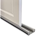 Draft Excluder for Bottom of Doors 1 Meter Long Under Door Draught Excluder Cushion Double Seal Noise Reduction Weather Stripping Door Wind Blocker Door Dust Guard Stopper Under Door Seal Strip