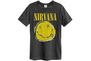 Amplified Nirvana-Worn out Logo Camiseta para Hombre