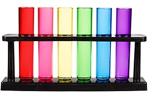 Out of the blue Plastikowa probówka do strzelania, 40 ml, ze stojakiem, różne