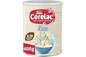 Cerelac Rice with Milk Infant Cereal, 6 months+, 400 g (Pack of 1)