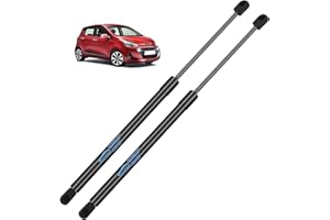 Koaudb 2Pcs Boot Struts for Hyundai i10 2008-2013 Rear Tailgate Boot Gas Struts Lift Support System 360N 465MM Gas Strut Heavy Duty Replace #430719071200, 81770-0X001, 817700X000