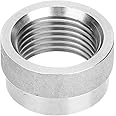 Gorgeri Nut Bung,O2 Oxygen Sensor Stepped Recessed Nut Bung Fit for M18 X 1.5 Threads-304 Stainless Steel