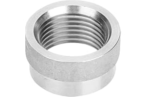 KIMISS Tappo dado, sensore di ossigeno O2 Tappo dado incasso con gradino adatto per M18 X 1,5 fili-acciaio inossidabile 304