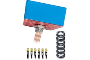 Maswell 6-in-1 4X4 MIMO 5G + WiFi 7 2X2 MIMO Außenantenne, Low Gain 3dBi 700-6000 MH in, mit WiFi 6E, Bluetooth, WiMAX und Zigbee, Schraub- und Klebemontage, SMA-Stecker und RP-SMA-Verbindungsgerät
