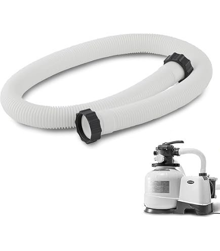 HpLive Lot de 2 tuyaux de pompe avec filtre à sable pour piscine Intex, 16, 38 mm, compatible avec 26371CA, 26371EH, 28647EG, SF70110-2, SF60110-1, pièce de rechange pour 11388, 11535