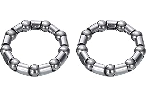 QUARKZMAN Cojinete de Bolas para Biela 2/7" (8mm) x 9 Bolas, 2Pcs de Cojinetes de Bolas de Repuesto para Cojinetes de Eje Inferior de Montaña Marco de Rueda Reparación