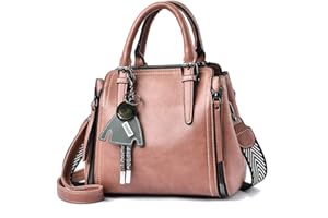 BUKESIYI Donna Borse a Tracoll Borsa a Mano Firmate Borse a Spalla 2023 PU Pelle CCIT77139 Rosa