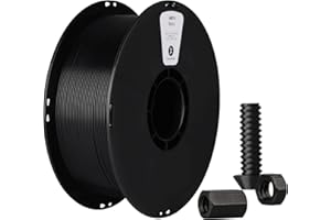 kexcelled ABS Filamento para Impresora 3D 1,75 mm +/- 0,03 mm, Resistente a Alta Temperatura y Duradero, Compatible con la Mayoría de las Impresoras FDM, Bobina de 1 kg (2,2 lbs), Negro