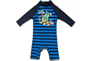 BONVERANO Traje baño bebé protección Solar UPF 50+ Cierre Cremallera