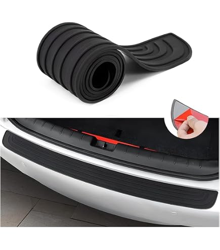 Protezione Paraurti Posteriore In Acciaio Inox Per Fiat 500X (dal 2014) | Recambo – Cover Paraurti Adesiva, Design Su Misura, Finitura Opaca - 4