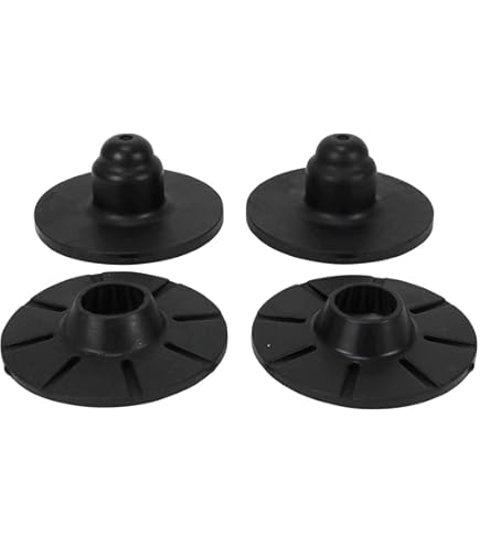 Lot 4 Pièces Supports Ressort Caoutchouc Arrière Pour Volkswagen T5 T6 Transporter - Neuf
