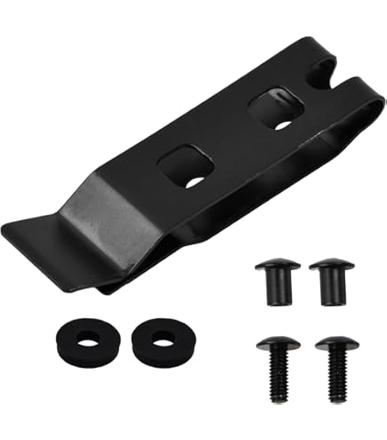 Clip Da Cintura Kydex In Acciaio Inox - Fodero Porta Coltello Con Gancio Regolabile Per Vita E Cintura - Foto 2