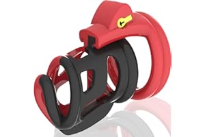 FUTURE OF YOUR PLEASURE SENSUAL Jaula para pene Jaula de castidad Jaula para hombres Longitud 6 cm Jaula de castidad hombres Juego 4 anillos ⌀4/4.3/4.8/5.2 Cinturón de castidad FOPS N41