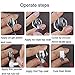 Ushion Sliver Chrome Powder,Top Grade Rose Gold Mirror Nail Powder Glitter Pigment Dust For Nail Art 1g/Box
