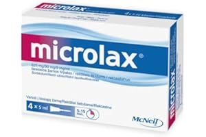 ‎MICROLAX MICROLAX 4 x 5 ml – Behandlung von Verstopfung oder Erkrankungen, die erleichterte Darmbewegungen erfordern