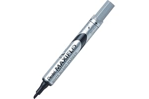 Pentel Marqueur effaçable Maxiflo corps plastique pointe conique 1,2 mm noir