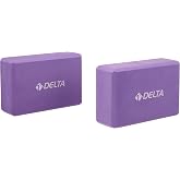 Delta &Ccedil;iftli Yoga Blok - 2 Adet Yoga Block - Eva Yoga Bloğu Seti,Mor