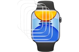 Agedate 4 Stück für Panzerglas für Apple Watch Series 4/5/6/se 40mm Schutzfolie, Flexibel TPU Displayschutz für iWatch SE 40mm Schutzglas, Kratzfest Displayschutzfolie für iWatch 5 40mm Panzerfolie