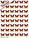 Produktbild Anglesit Flags 48 x vorgeschnittene Schmetterlings-Figur aus Reispapier, essbar, für Geburtstagspartys