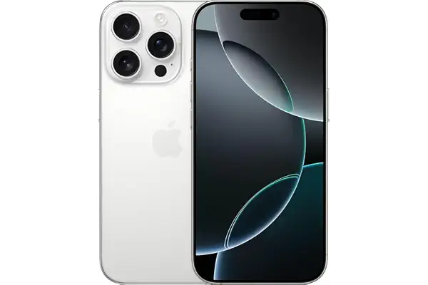 Apple iPhone 16 Pro, 256GB, Titanio Blanco (Reacondicionado)