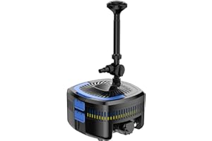 BluGarda BluFilter 3611-11W UV-c - Filtre UV et Pompe, Filtre de Bassin, Purificateur, avec Filtre, Pompe à Filtre, Submersible, Ensemble Complet, Ensemble de Fontaine - 3 600 litres/Heure
