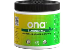 ONA Gel 400 g Citronella - Naturlig luktneutralisator - Eliminerar obehagliga lukter säkert, naturligt och permanent