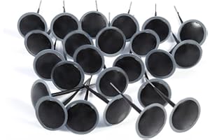 ‎YOSOO Reifenreparaturset, Reifen Plug Patch Gum Tyre Repair Set Reifen Flicken Kleber Reifenreparatur Pilz Pilzförmige Nadelstecker zur pilz Gummi Reparatur Reifen für Auto/Motorrad/Fahrrad 24 Stück, 5mm