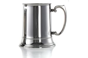 FRANQUIHOGAR - Jarra de Cerveza Grande de Acero Inoxidable - Durabilidad y Elegancia - Tecnología Térmica Avanzada - 500ml, Acero Inoxidable
