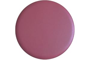 Levoberg Hocker Bezug Schutzbezug für Rundhocker aus Kunstleder rund Bar Bezug Sitz Kissen Weinrot Durchmesser 35cm