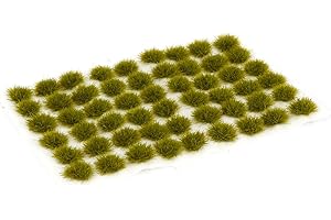 Jucoci Erba Ciuffi statici in miniatura erba ciuffi modello erba (giallo-verde)