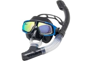 ENZODATE RX Optical Diving Gear Kit Hyperopia Myopia Snorkel Set Dry Top Scuba Mask Visión Ancha Anti-Fog UV400