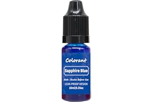 bephible Colorante per candele da 10 ml, essenza di colore, per candele, cera di soia, paraffina, colorante per la casa, blu reale