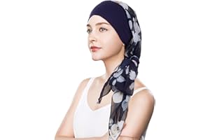 FADACHY Chemo Headwear - Head Scarf for Women's Hair, Lightweight Turban Head Wraps, Elasticity Beanie Hat Cancer Hats for Patients
