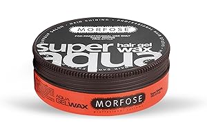 ‎MORFOSE Morfose Super Aqua Hair Styling Wax 175ml - Zusätzliche Haarkontrolle, Super Glänzend, Langanhaltender Halt - Unisex-Gebrauch