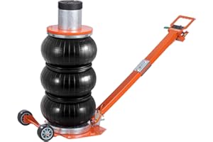 VEVOR Cric Pneumatique 3 tonnes, Cric de Levage Pneumatique avec Colonne Surélevée et Poignée Réglable, Facile à Soulever et Compact, pour Berline, SUV, Camionnette, Réparation Automobile, Atelier