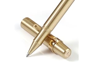 MOWOT Luksusowy długopis kulkowy, 24-karatowe złoto, szlachetne i eleganckie wzornictwo, tusz Schneider, najlepszy zestaw na prezent dla mężczyzn i kobiet, profesjonalny, biuro wykonawcze (złoty)