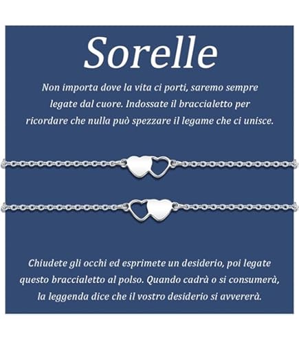 SURALIN Bracciale Donna 3 Pezzi – Vintage Con Ciondolo A Cuore – Lega Metallica Tricolore – Regalo Amicizia Compleanno
