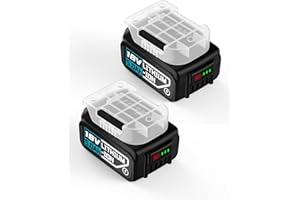 AAIWTD 2X 18 V 5.0 Ah replacement battery for Bosch Professional – lithium-ion battery compatible with Bosch 18 V Professional tools and GAL chargers (GAL18V-20, GAX18V-30, GAL18V-40, GAL1880 CV)