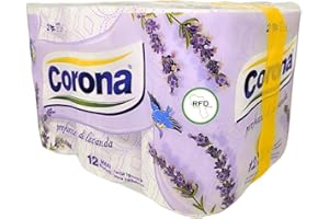 RFD Carta Igienica 12 rotoli doppio velo Profumata alla Lavanda - Pura Cellulosa, Morbidezza Superiore e Aroma Rilassante