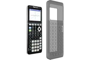Disscool Silikon-Schutzhülle für Texas Instruments TI-84 Plus CE, weiche Anti-Tropf-Silikon-Schutzhülle für Texas Instruments TI-84 Plus CE Grafikrechner (Silikon schwarz)