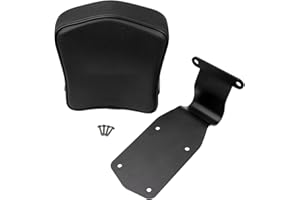Bid4ze Motorcycle Black Fixed Driver Rider Sissy Bar Seat Back Rest Backrest Cushion Pad For H-onda VTX 1300 1800 R S