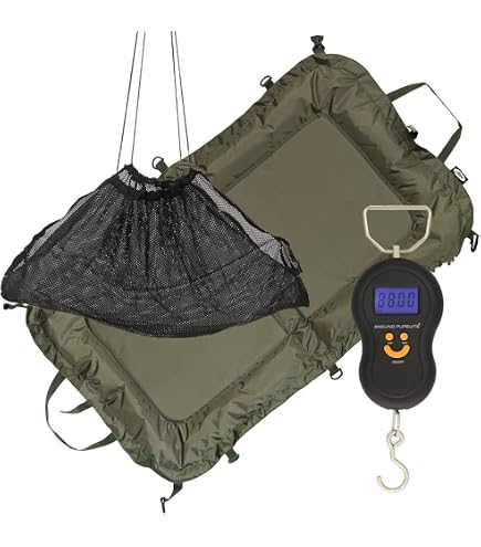 42 Inch Camo Landing Net With Float & Telescopic Handle - Carp Fishing Net